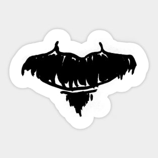 mustache mask Sticker